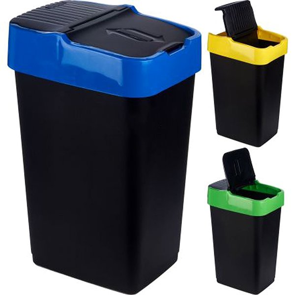 Rubbish Bin Intermarket Heidrun Push & Up Bin, 18L ...