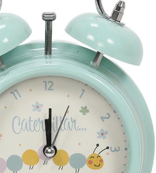 Alarm Clock Home Styling Collection Children's table clock with battery-operated alarm, blue ...