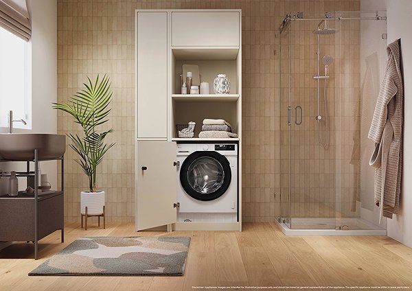 Built-in Washing Machine HOOVER BH4S69M6DB9J-S H-WASH 400 ...