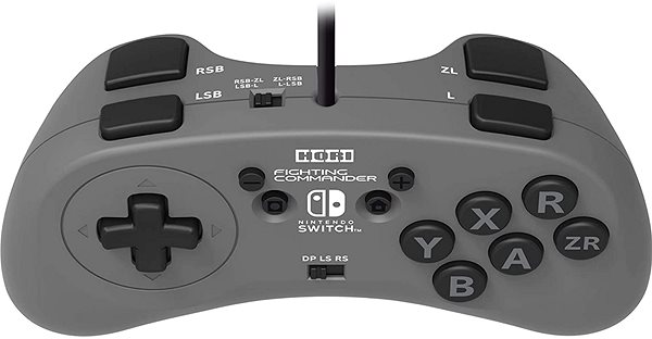 Gamepad Hori Fighting Commander – Nintendo Switch Bočný pohľad