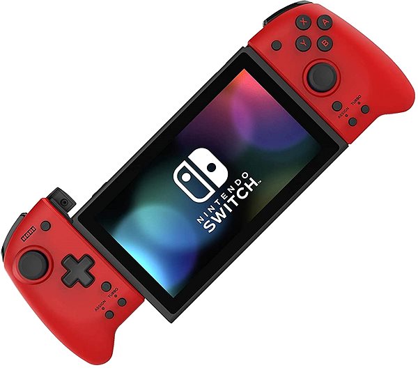 Gamepad Hori Split Pad Pro - Volcanic Red - Nintendo Switch Seitlicher Anblick