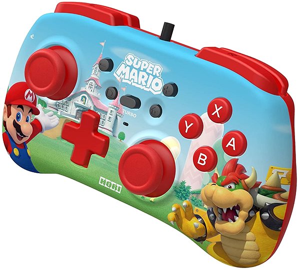 Gamepad HORIPAD Mini - Super Mario - Nintendo Switch Seitlicher Anblick