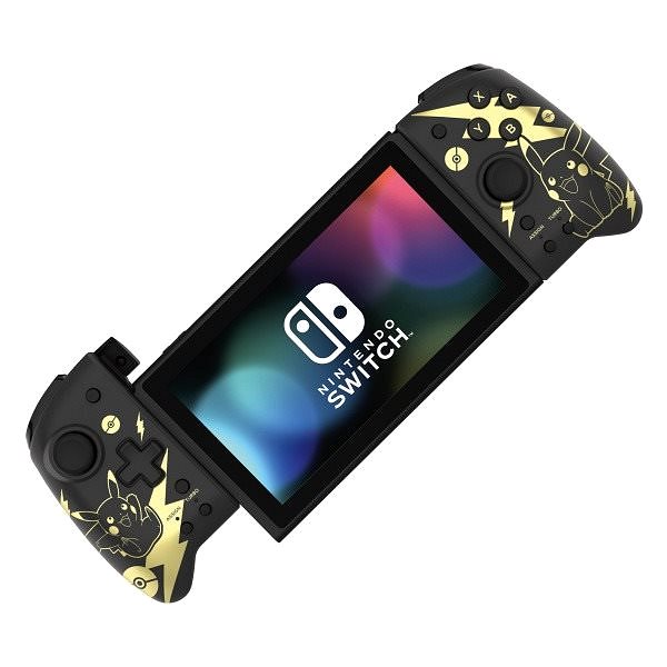 Gamepad Hori Split Pad Pro – Pikachu Black Gold – Nintendo Switch Bočný pohľad