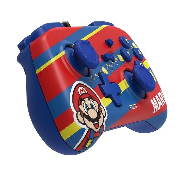 Kontroller HORIPAD Mini - Super Mario Series - Nintendo Switch Oldalnézet