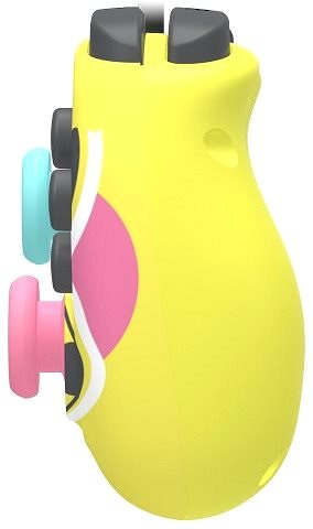 Kontroller HORIPAD Mini - Pikachu Pop - Nintendo Switch Oldalnézet