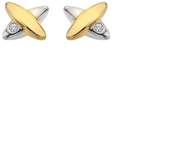 HOT DIAMONDS Coupled DE859 earrings (Ag 925/1000; 1.4g).
