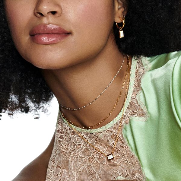 HOT DIAMONDS Gemstone DN180 Necklace (Ag 925/1000, 3.3g).