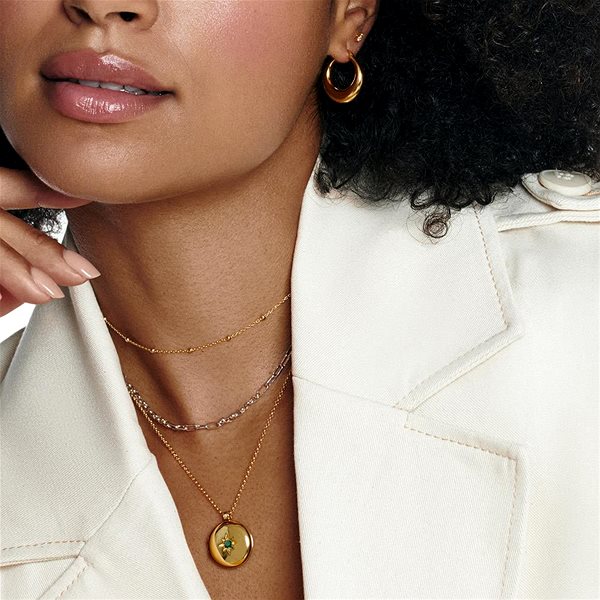 HOT DIAMONDS Gemstone DP932 Necklace (Ag 925/1000, 6.8g).