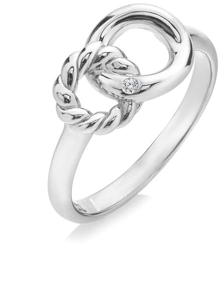 HOT DIAMONDS Willow DR289/K ring (Ag 925/1000; 4g), size 50.