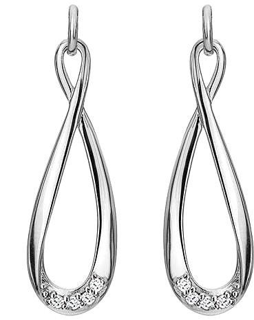 Hot Diamonds Most Loved DE742 earrings (Ag 925/1000, 4.22g).