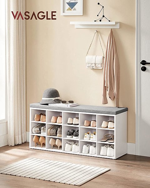 Shoe Rack Songmics Shoe rack Vasagle Rumino white ...