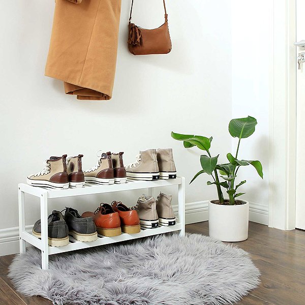 Shoe Rack Songmics Simple 70 cm white ...