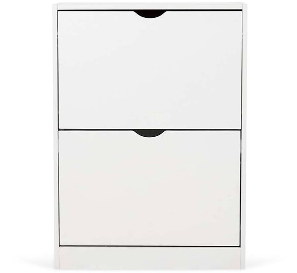 Shoe Rack House 5 Escondido 2 Sections, White ...