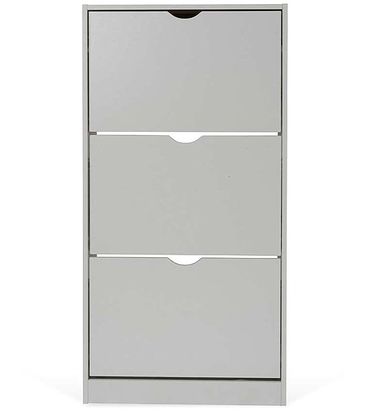 Shoe Rack House 5 Escondido 3 sections, grey ...