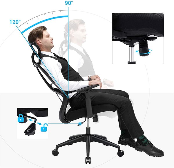 Office Chair Houseland Cameron black ...
