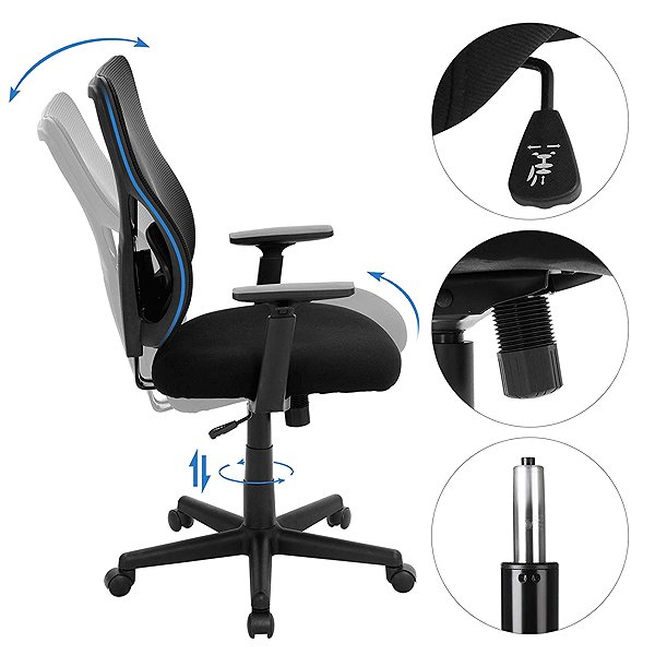 Office Chair Houseland Karhone black ...