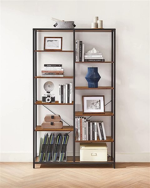 Shelving Unit Songmics Vasagle Fluto black/brown shelving unit ...