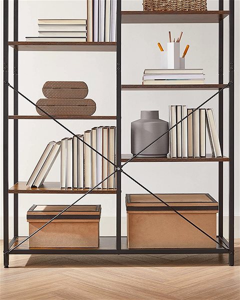 Shelving Unit Songmics Vasagle Fluto black/brown shelving unit ...
