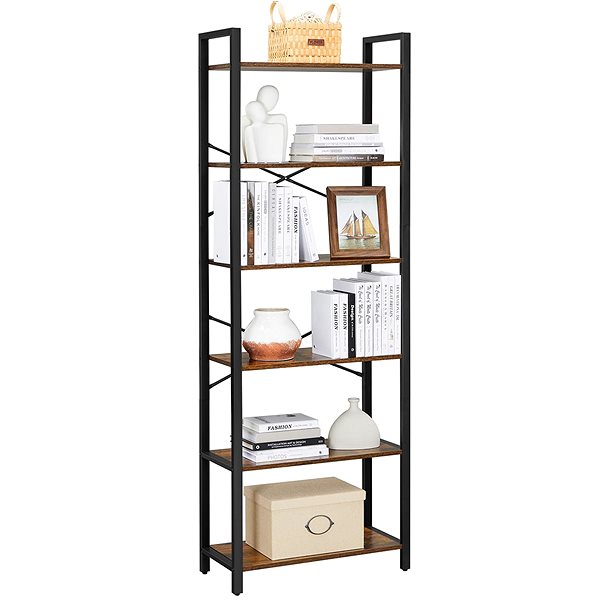 Shelving Unit Songmics Vasagle Luna shelving unit brown/black ...