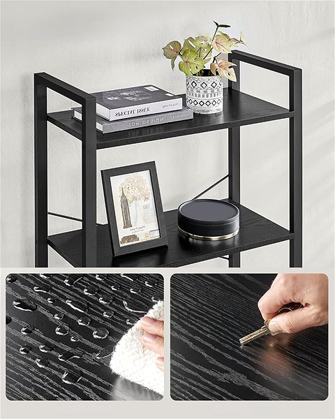 Shelving Unit Songmics Vasagle Luna shelving unit black ...