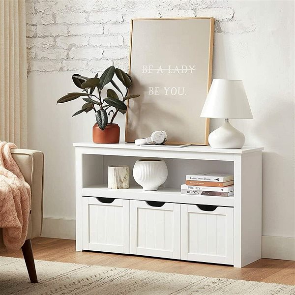 Shelf Houseland Children's toy shelf Vasagle PAMPULO white ...
