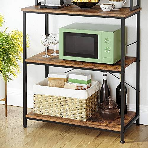 Shelving Unit Songmics Vasagle Portago shelving unit brown ...