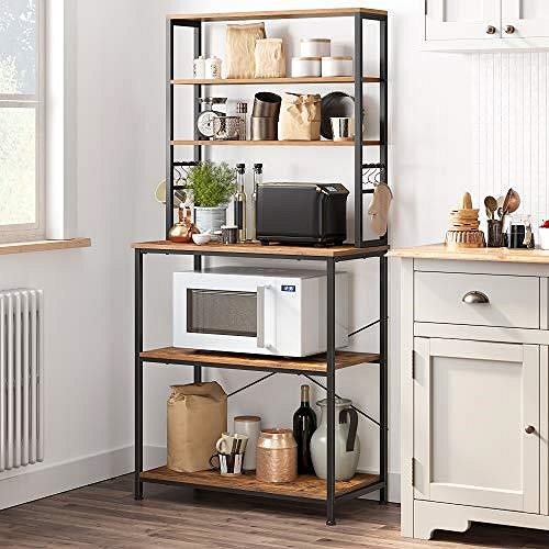 Shelving Unit Songmics Vasagle Portago shelving unit brown ...
