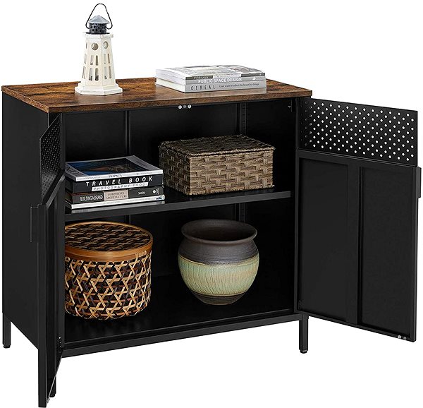 Songmics Vasagle Teduo cabinet black.