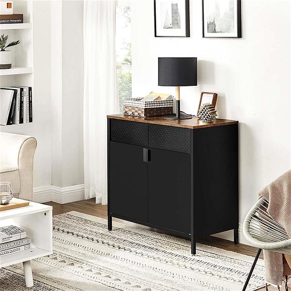Songmics Vasagle Teduo cabinet black.