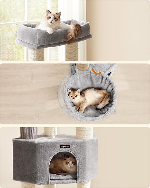 Cat Scratcher Houseland Cat scratching post Vojtech grey ...