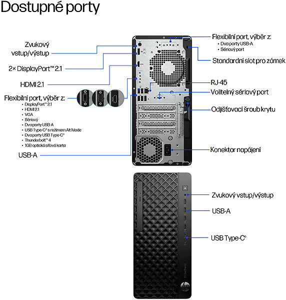 Computer HP EliteDesk 8 G1i Black ...