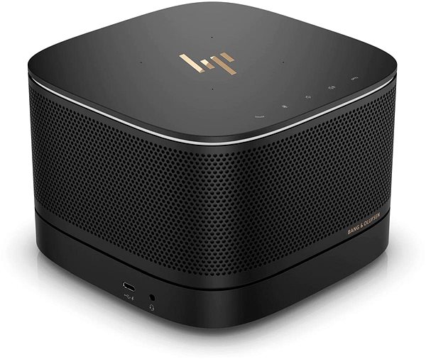 Computer HP Elite Slice G2 for Meeting Rooms Lateral view