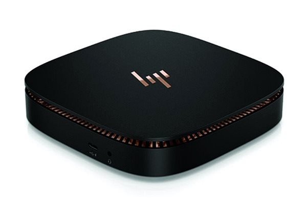 Computer HP Elite Slice G2 for Meeting Rooms Lateral view