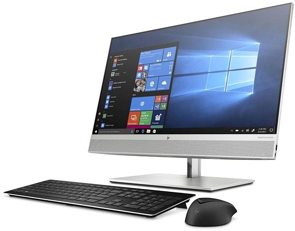 All In One PC HP EliteOne 800 G6 Touch Lateral view