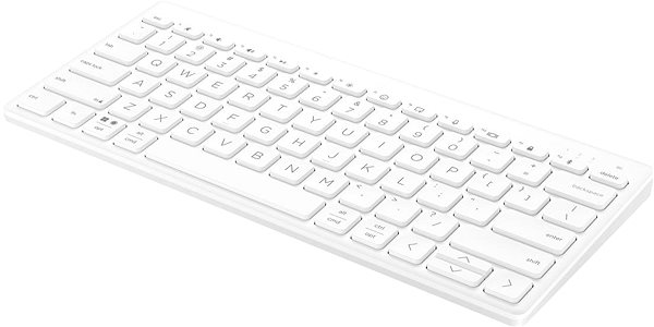 Keyboard HP 350 Bluetooth Compact Multi-Device, white - CZ/SK ...