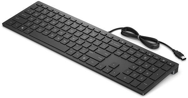 Klávesnica HP Pavilion Keyboard 300 CZ Bočný pohľad