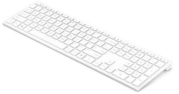 Keyboard HP Pavilion Wireless Keyboard 600 White CZ Lateral view