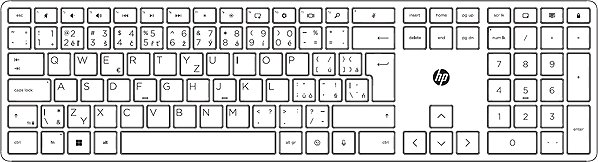 Keyboard and Mouse Set HP 225 Wired Mouse and Keyboard Combo G2, white - CZ/SK ...