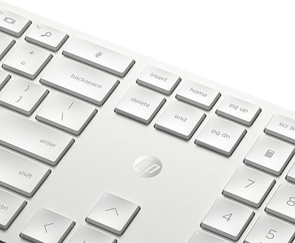 Keyboard and Mouse Set HP 650 Wireless Keyboard & Mouse White - DE ...