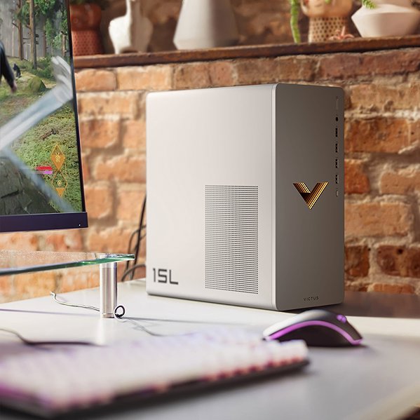 Gaming PC Victus by HP TG02-0021nc Ceramic white metal ...