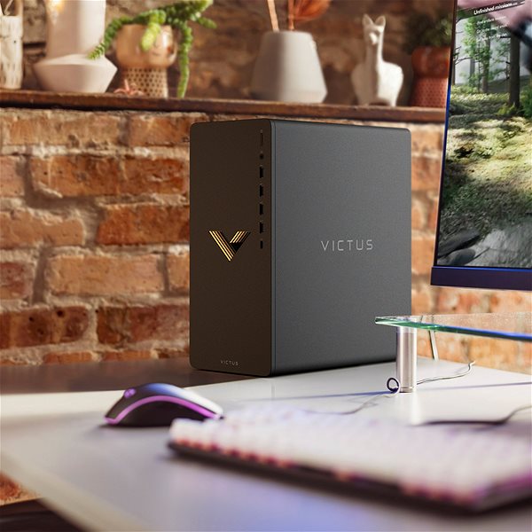 Gaming PC Victus by HP TG02-0023nc Mica silver metal ...