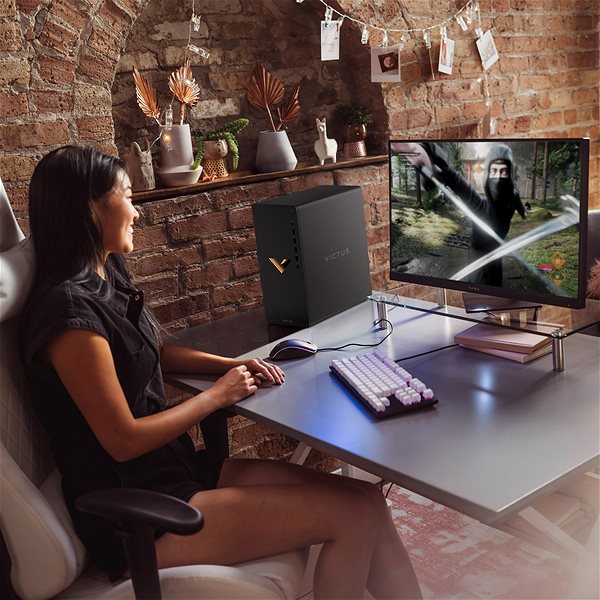 Gaming PC Victus by HP TG02-0920nc PC Mica silver metal ...