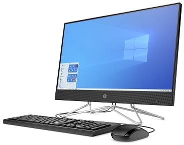 All In One PC HP 24-df0000nc Black Lateral view