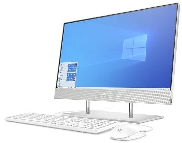All In One PC HP 24-dp0006nc Silver Lateral view