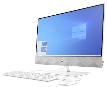 All In One PC HP Pavilion 27-d0000nc White Lateral view