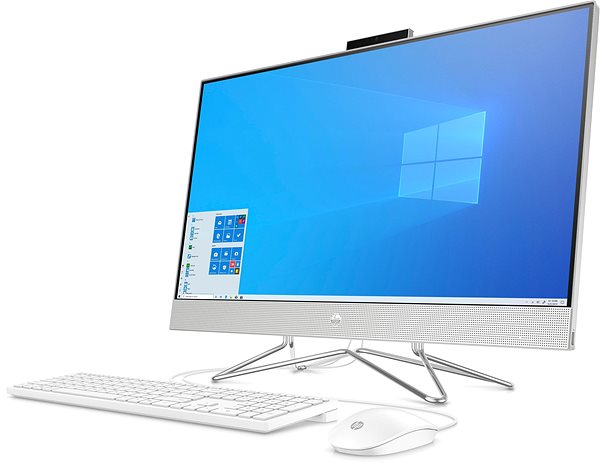 All In One PC HP 27-cb0001nc White Lateral view