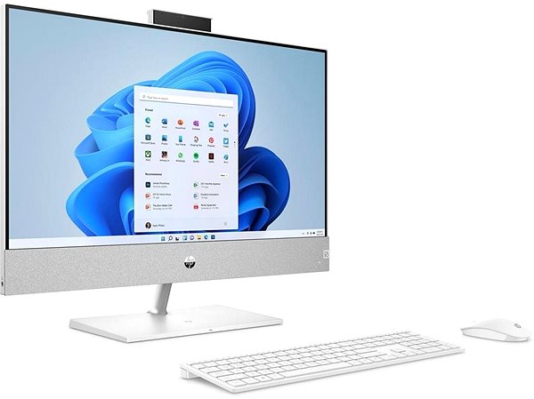 All In One PC HP Pavilion 27-ca0000nc White Lateral view