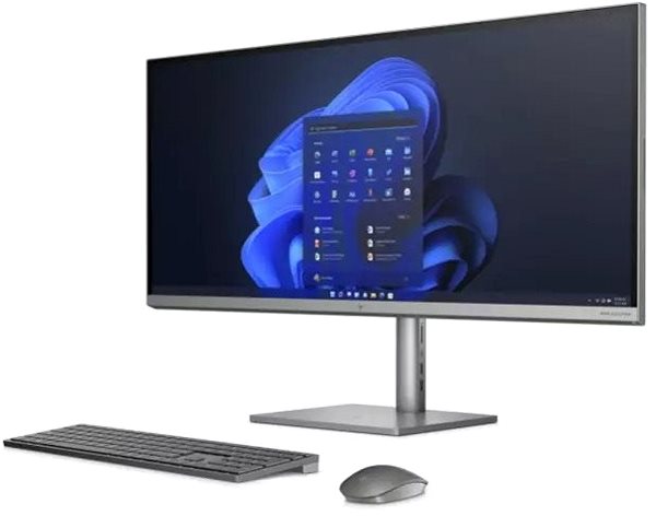 All In One PC HP ENVY 34-c0002nc Silver Lateral view