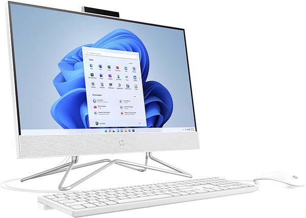 All In One PC HP 22-dd2012nc White ...
