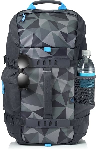 Batoh na notebook HP 15,6 Odyssey Sport Backpack Facets Grey Screen